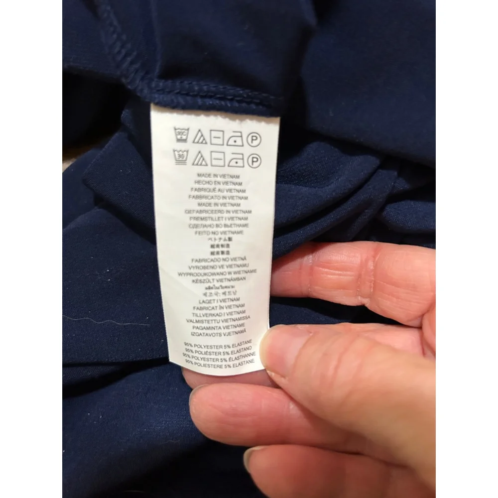 Michael Kors Navy Sleeveless Wide Leg Jumpsuit Size 4 - Picture 7 of 7